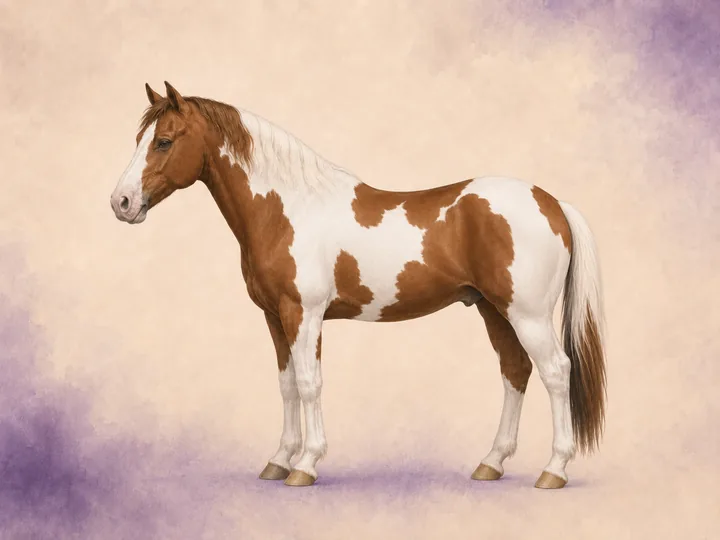 Paint horse