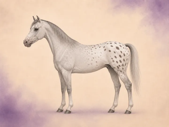 Krysning mellom Appaloosa og Araber