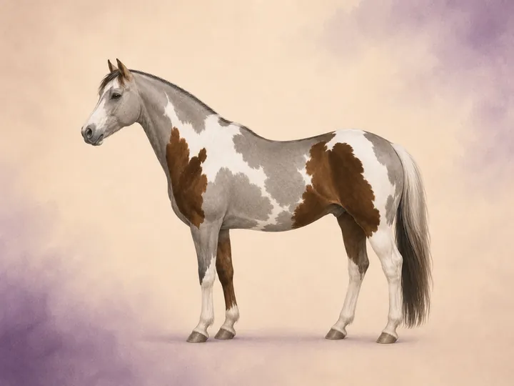 Korsning mellan Paint horse och Arab