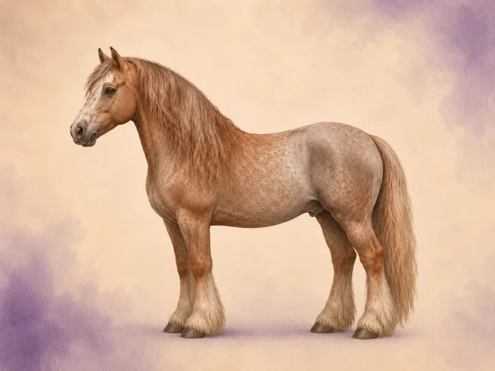Korsning mellan Welsh Cob och Arab