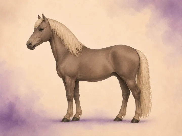 Korsning mellan Rocky Mountain Horse och Arab