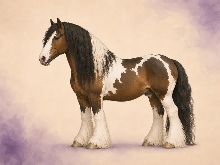 Korsning mellan Clydesdale och Tinker