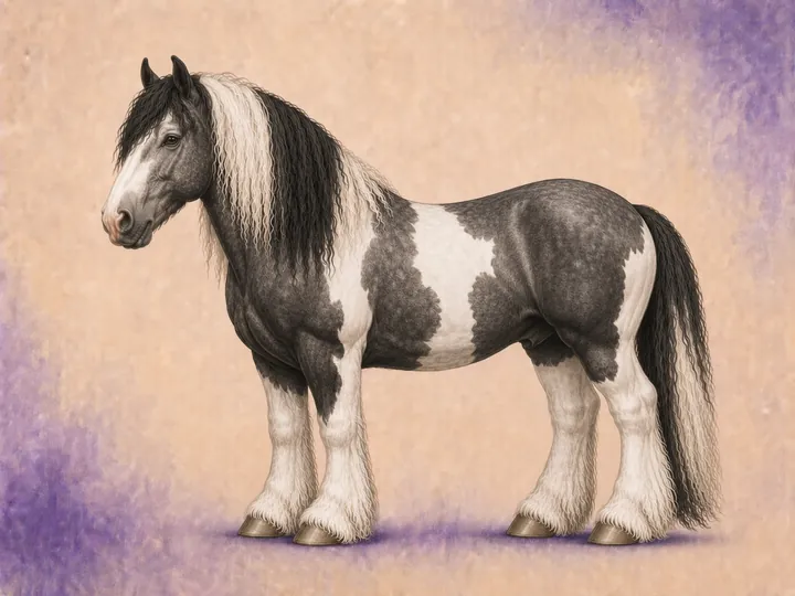 Korsning mellan Percheron och Tinker
