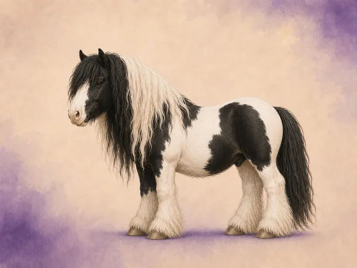 Korsning mellan Shetlandsponny och Tinker