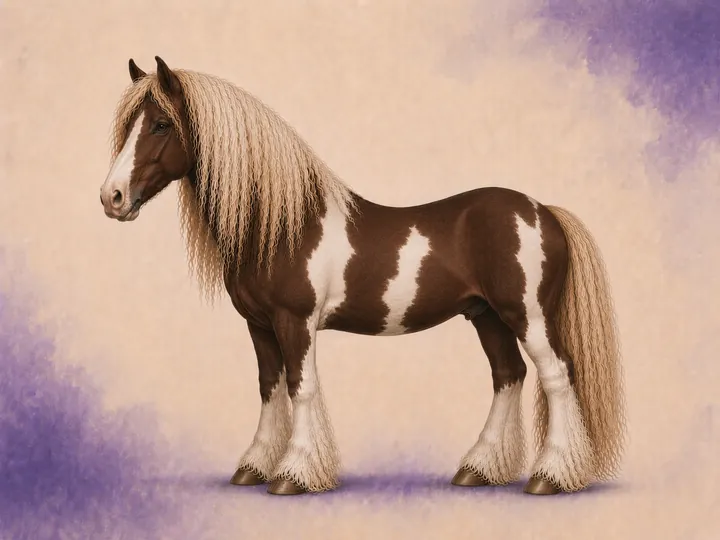 Korsning mellan Rocky Mountain Horse och Tinker