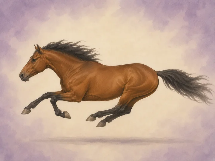 Full galopp: Full galopp er den raskeste gangarten: en asymmetrisk firetaktsgangart der hvert bein lander for seg, fulgt av et svev.