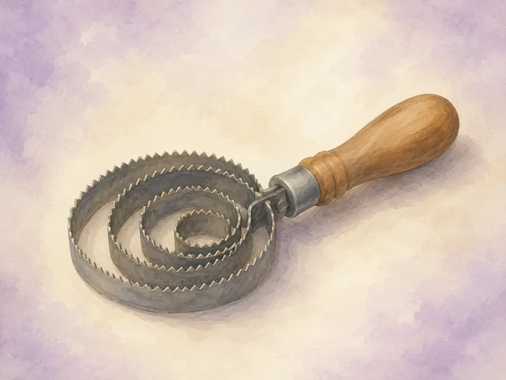 Metallstriegel: Ein Metallstriegel ist ein Striegel mit Metallringen oder -Zähnen, vor allem zum Reinigen von Bürsten und manchmal zum Entfernen von totem Winterfell gedacht.