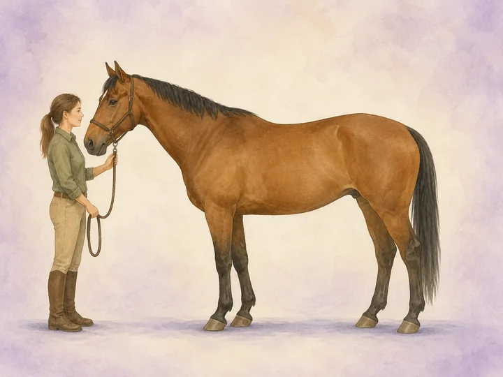 Standing still: Ask for a halt with a light aid and your voice, and release the pressure the instant the horse stands.