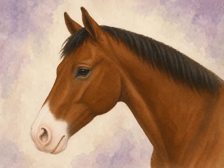 Hvit mule: En hvit mule er hvitt som dekker hele mulen og begge neseborene.
